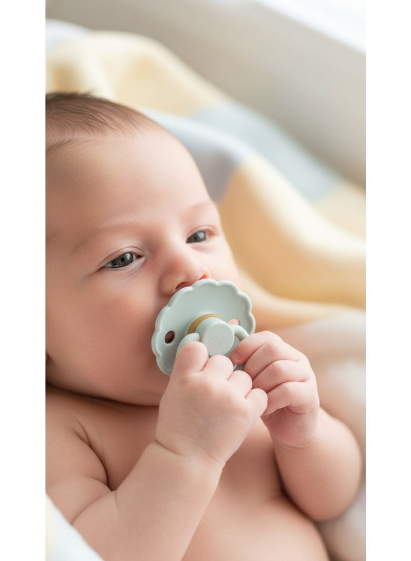 FRIGG Natural Latex Baby Pacifier | Size 1 (0–6 Months) | BPA-Free, Orthodontic Soother | Designed & Made in Denmark - Image 4