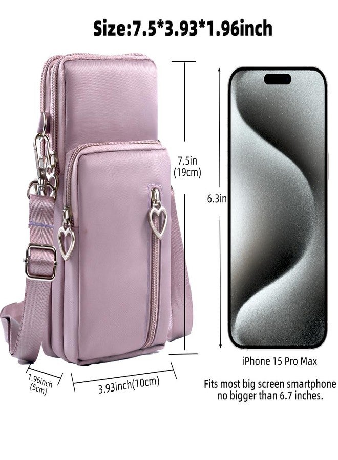 JANKS Crossbody Wallet Phone Bag for Women, Nylon Small Crossbody Shoulder Bag Arm Bag, Cell Phone Purse, Mini Wallet with Adjustable Strap - Image 2