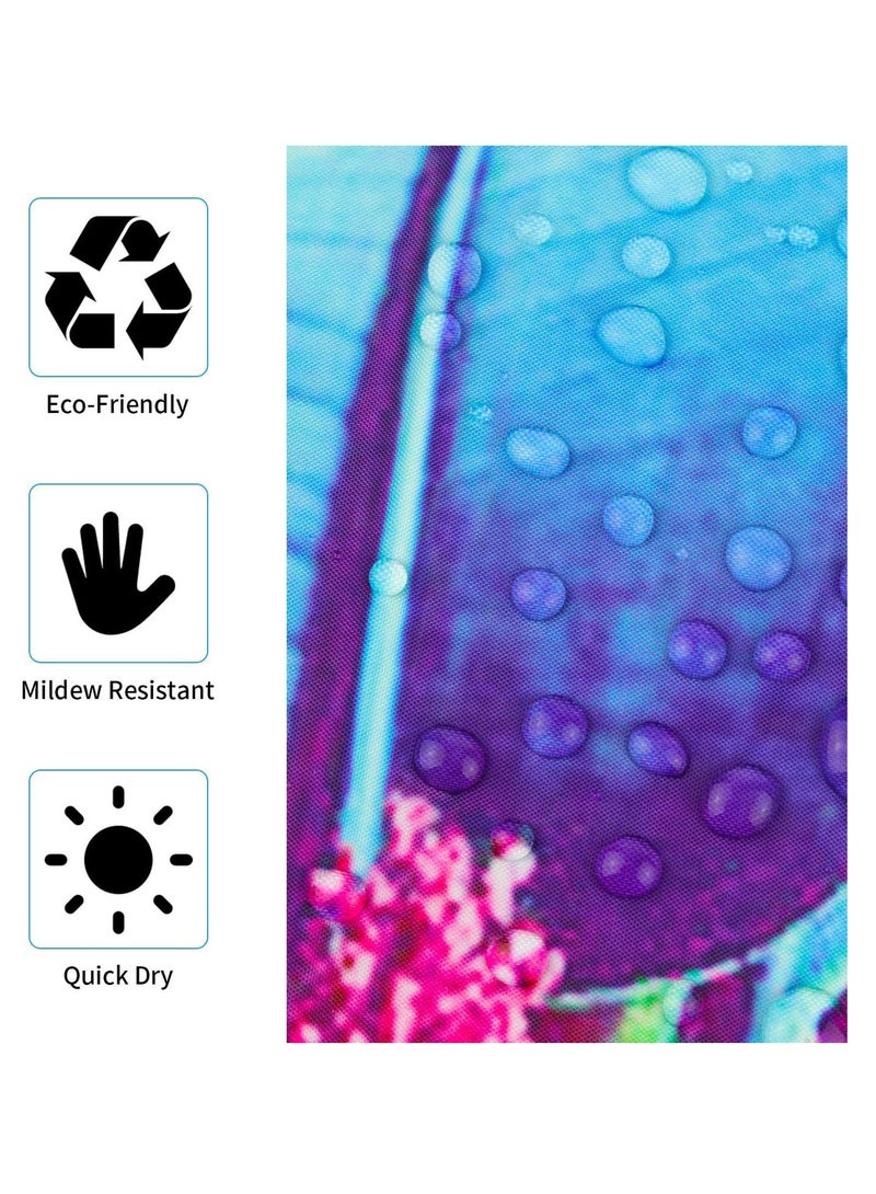 Shower Curtains, Multifunctional Decorations Shower Curtain Waterproof Bathroom Shower Curtain with 12 Hook , Durable Waterproof Bath Curtain - Image 4