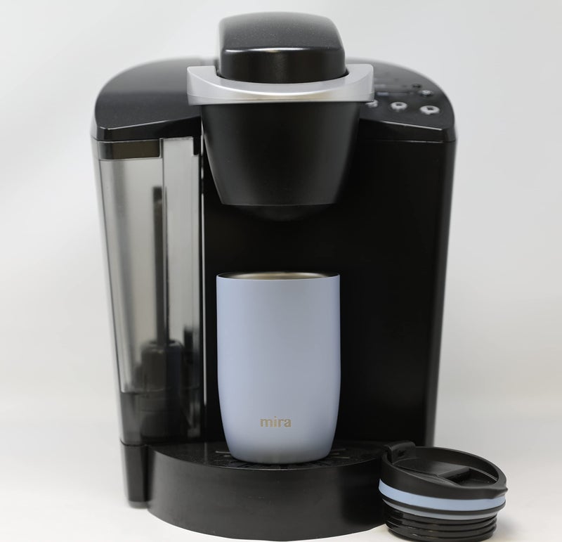 MIRA 12 oz Travel Coffee Mug - Insulated Stainless Steel Tumbler with Screw Lid - Olympic - Image 2