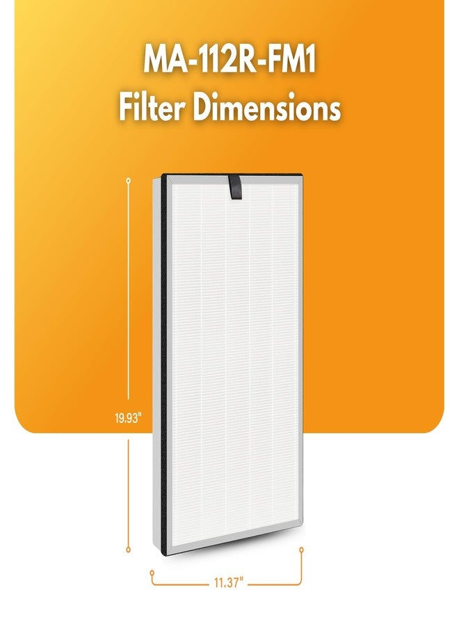 Filter-Monster.com Filter-Monster Filter Bundle Compatible with Medify MA-112R Air Purifier and MA-112 Filter Pack, 2 HEPA Filter Pack - Image 2