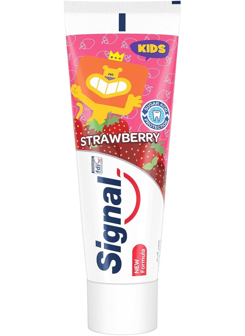 Signal - Signal Toothpaste for Kids - Age 2-6 years - Strawberry Flavor - Image 1