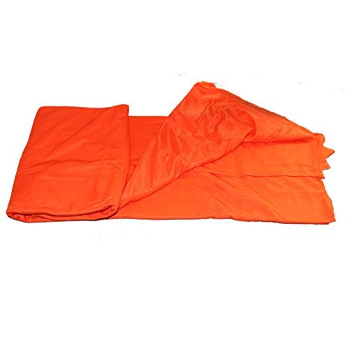 Wellsem Deluxe Yoga Swing - 5.5 Yard L x 3 Yard W Aerial Hammock - Silk Fabric - Orange - Image 4