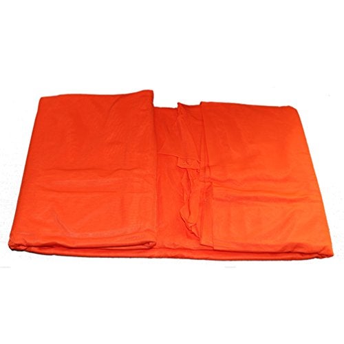 Wellsem Deluxe Yoga Swing - 5.5 Yard L x 3 Yard W Aerial Hammock - Silk Fabric - Orange - Image 5