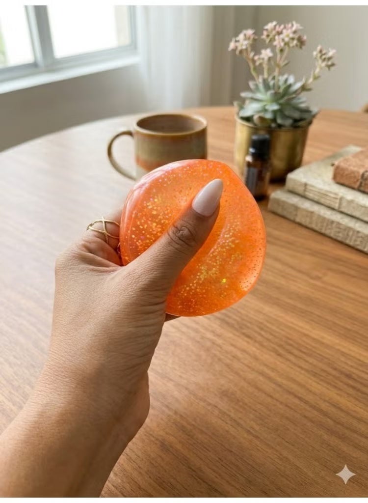 Needoh Glitter squishy cube - Nido glitter squeeze cube - Cute glitter squeeze cube - Squishy square toy for kids - Glitter gel squeeze balls - Squeeze toys for kids and adults - Squishy glitter ice cubes - Squishy square for stress relief - Glitter fidget toys for autism - Squishy glitter - Squishy glitter cube - Image 2