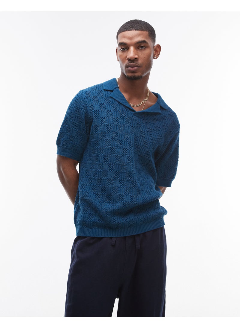 TOPMAN Knitted Polo  - Image 1