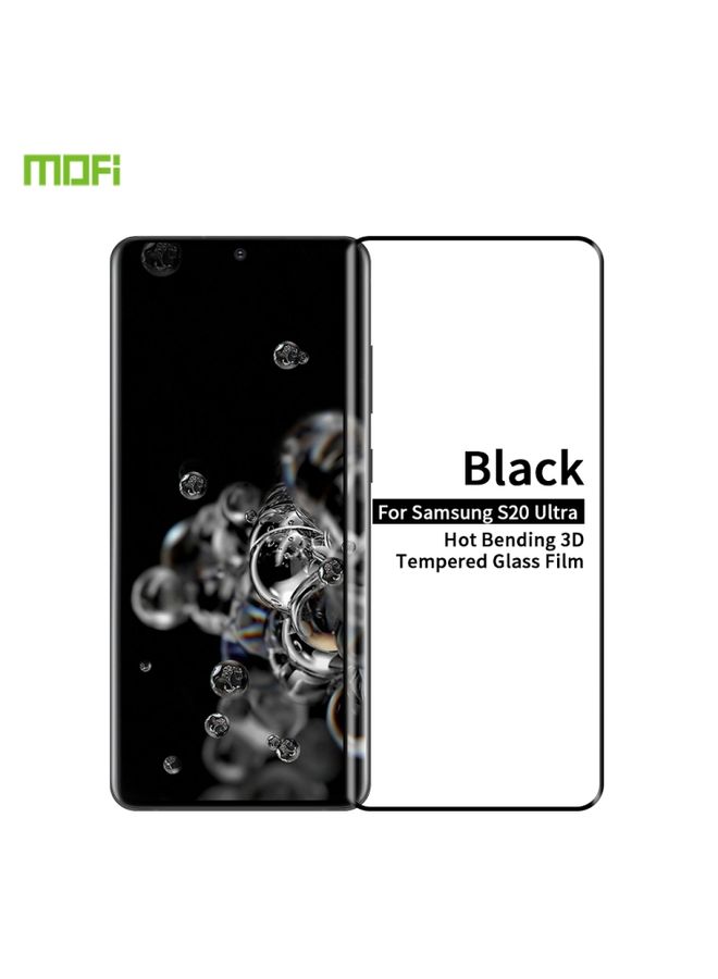 Screen Protector For Galaxy S20 Ultra MOFI 9H 3D Explosion Proof Thermal Bending Full Screen Covered Tempered Glass Film