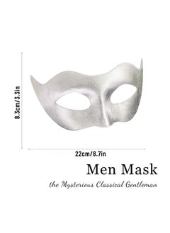 Excefore Masquerade Mask for Men Classic Vintage Venetian Mens Mask Lightweight Gentle, Specially for Costume, Theme Parties, Cosplay Mardi Gras, Super Hero Mask Accessory  - Image 4