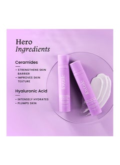 foxtale Foxtale 5x Hydrating Ceramide Moisturizer for Face, Micro Hyaluronic Acid & 3 Ceramides, Lightweight, Fast Absorbing, Repairs Skin Barrier and Texture, Acne-safe, Men & Women, 50ml  - Image 4