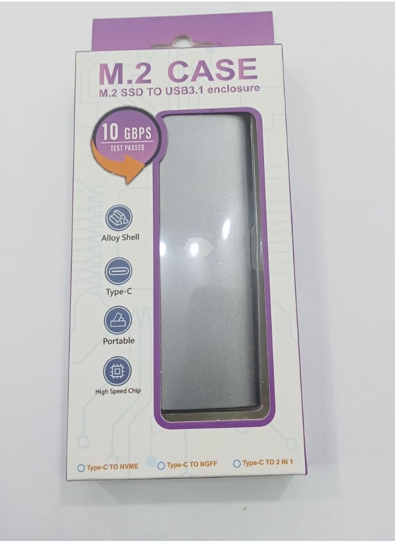 Generic - M.2 (NVME M.2) SSD Enclosure 2230/2242/2260/2280 (10Gbps) - Image 1