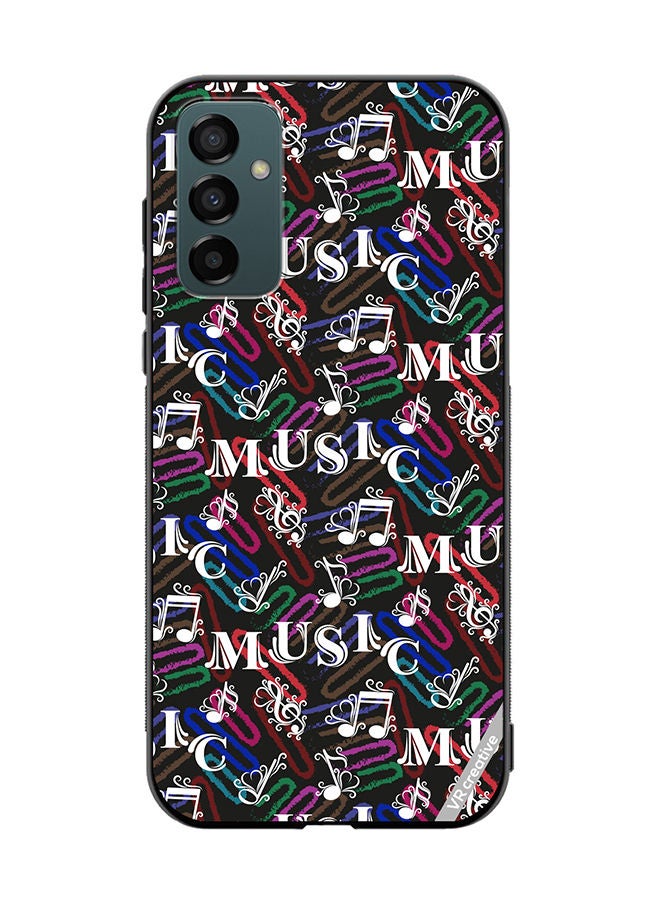 VR CREATIVE Protective Case Cover For Samsung Galaxy F13/M13 Music Pattern Design Multicolour - Image 1