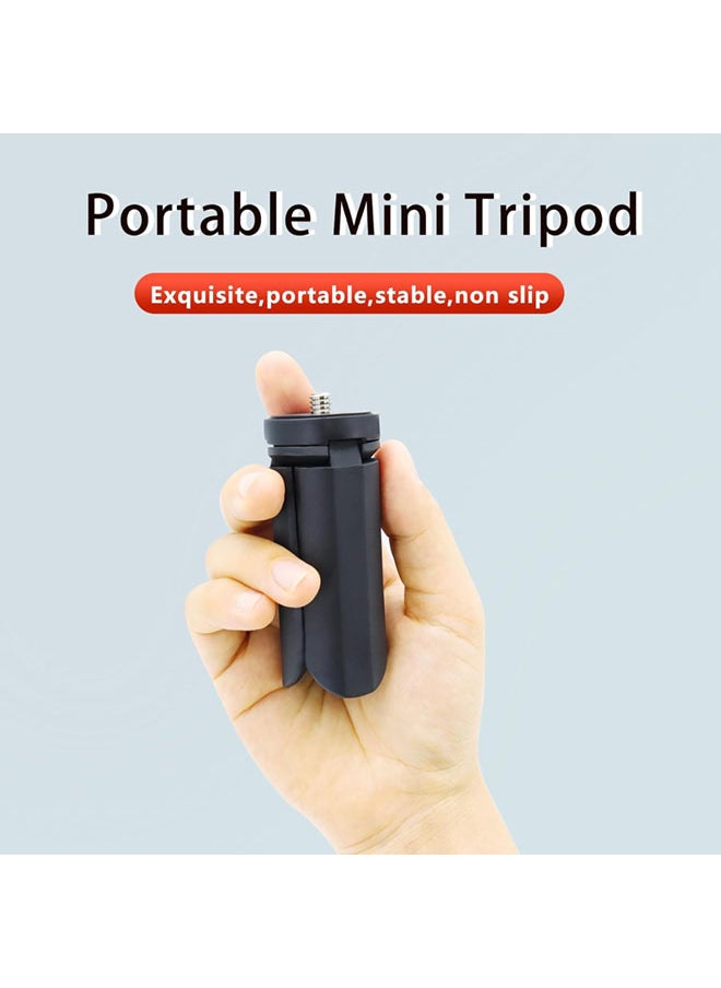 سجيت - حامل ثلاثي صغير لكاميرا DJI Osmo Pocket 3 و 2، حامل ثلاثي محمول باللون الأسود، عصا سيلفي مع حامل ثلاثي، متوافق مع Osmo Pocket 3 و 2 - Image 1