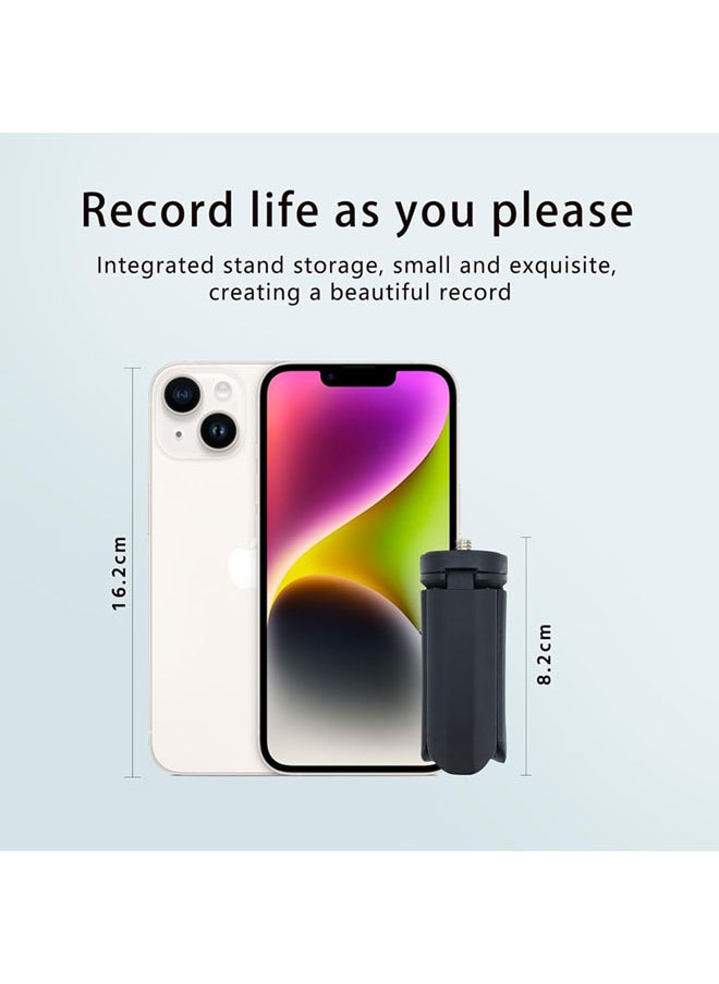 سجيت - حامل ثلاثي صغير لكاميرا DJI Osmo Pocket 3 و 2، حامل ثلاثي محمول باللون الأسود، عصا سيلفي مع حامل ثلاثي، متوافق مع Osmo Pocket 3 و 2 - Image 1