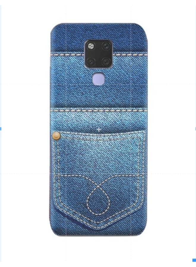 AMC DESIGN Amc Design Huawei Mate 20 X Tpu Silicone Case With Jeans Pattern Jeans Pattern