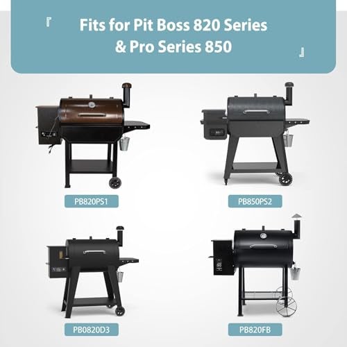 SHINESTAR Upgraded Smoker Grill Cover for Pit Boss 820/850, Z Grill 700 Series, Wood Pellet Grills Cover for Pit Boss Pro 820/850 Series, Sportsman/Deluxe 820 Series, Waterproof & Heavy Duty, 600D - Image 2