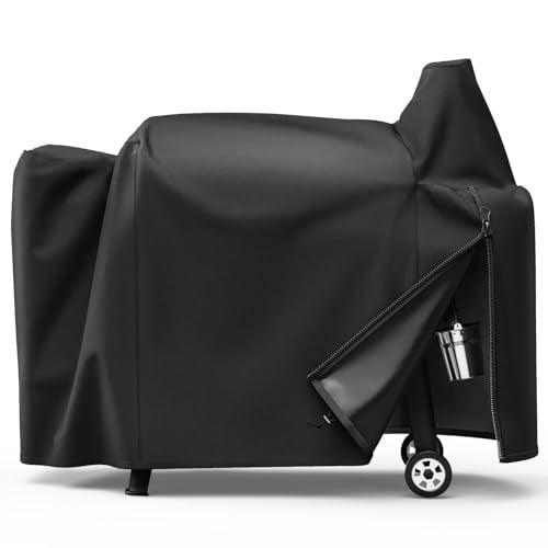 SHINESTAR Upgraded Smoker Grill Cover for Pit Boss 820/850, Z Grill 700 Series, Wood Pellet Grills Cover for Pit Boss Pro 820/850 Series, Sportsman/Deluxe 820 Series, Waterproof & Heavy Duty, 600D - Image 1