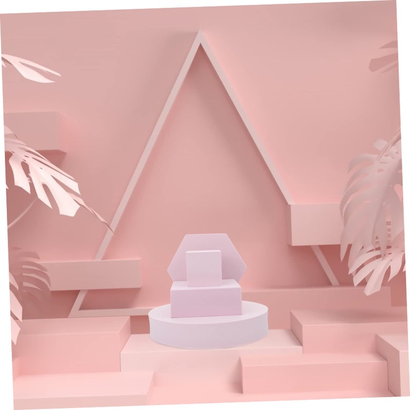4Pcs Hard Foam Geometric Cube Models Set For Photo Props And Makeup Tools - Image 4