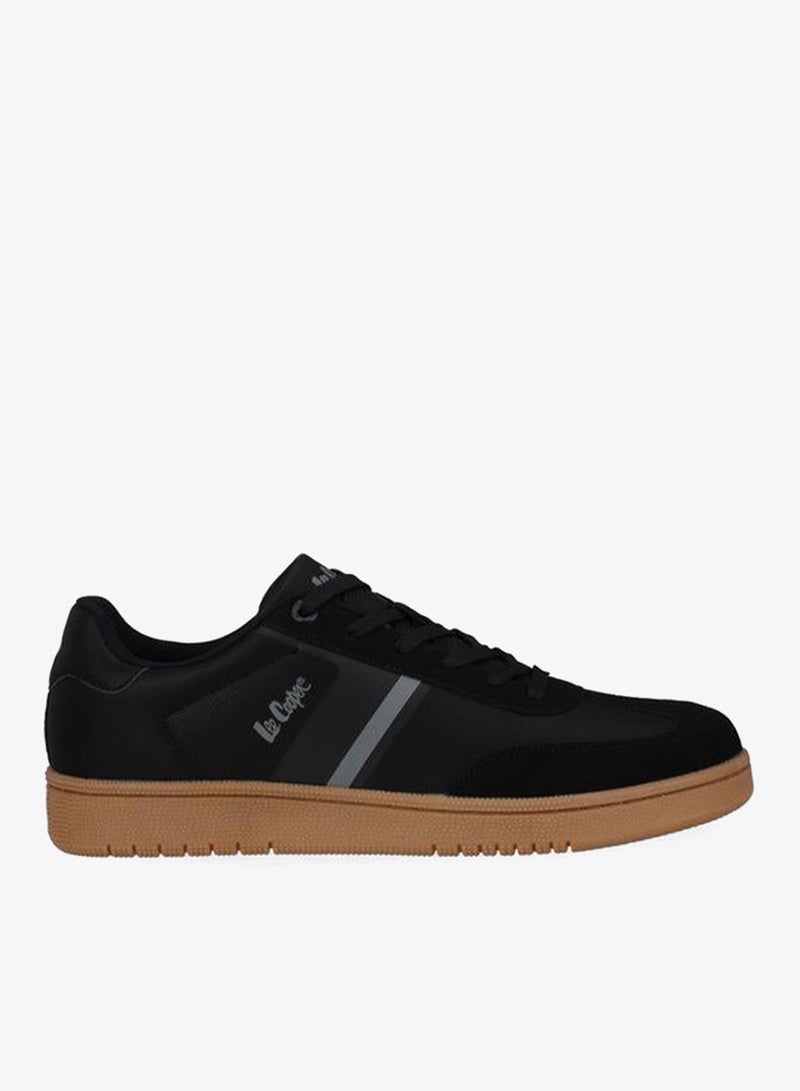 Lee Cooper Men Panelled Logo Lace-Up Sneakers - Image 3