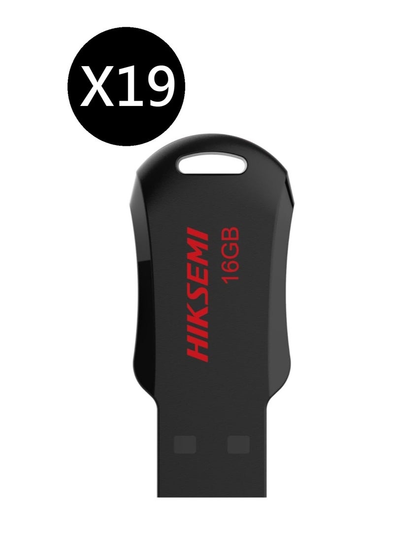 HIKSEMI Bundle Of 19 16GB USB 2.0 NRB Pendrive, Black | hs-usb-m200r 16g |