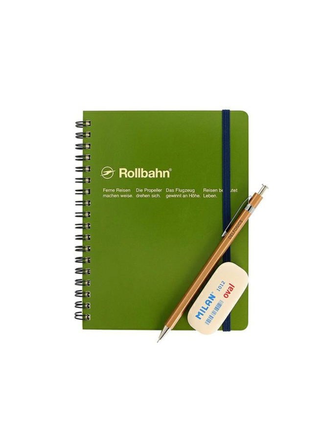 Delfonics Rollbahn Spiral Notebooks: 5-1/2 in. x 7 in. (Blush Pink) / large - Image 3