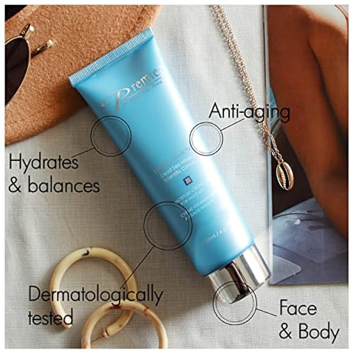 Premier Dead Sea Moisture Cream for Multi Use for face and body, anti-aging face cream, skin care with aloe Vera gel, face moisturizer, light, non sticky. XL size 4.4 fl.oz - Image 3