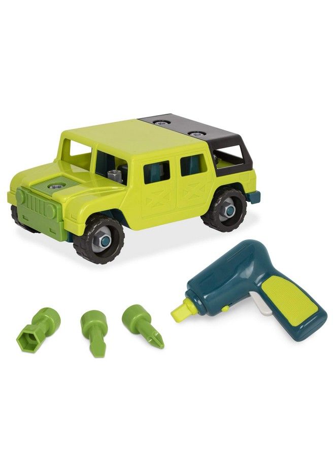 BATTAT TakeApart 4 X 4  Colorful TakeApart Toy Truck For Kids Aged 3 And Up 25Pc Lime Green - Image 1