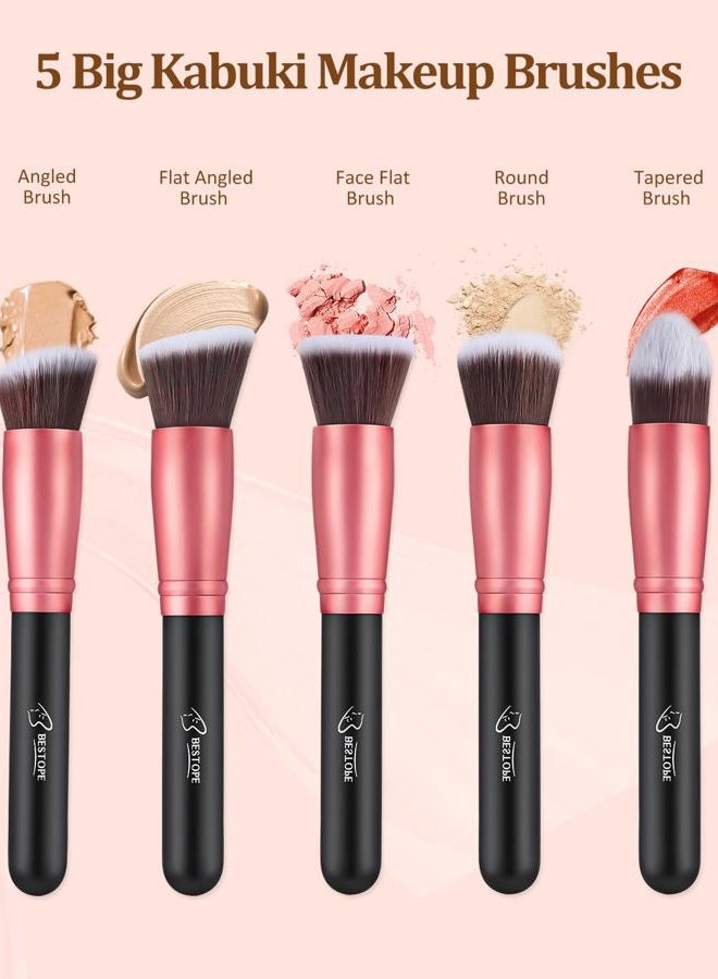 BESTOPE PRO Makeup Brushes 16 Pcs Makeup Brush Set, Blending Brush for Foundation, Premium Synthetic Powder Concealers Makeup Brushes for Eyes and Face, Eye Shadows Brushes, Eyeliner Make Up Brushes - Image 2