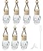 bylikeho 7PCS Car Diffuser BottleAutomotive Use Car Diffuser Car Hanging Glass BottleCar Accessories Car Decor Car Hanging DiffuserSkull Glass Bottle Hanging Diffuser Bottle for Cars - Image 2