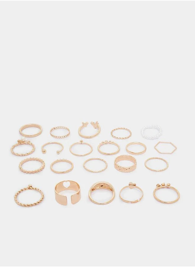 Styli Set of 21 - Assorted Embellished Rings