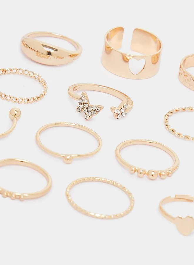 Styli Set of 21 - Assorted Embellished Rings