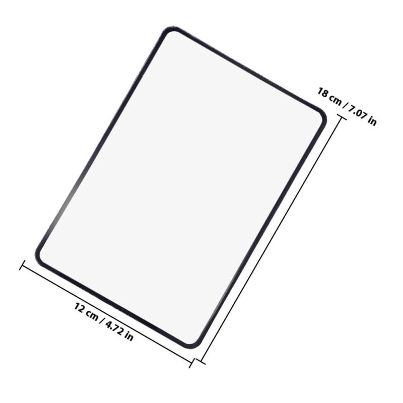 5 Full Page Magnifying Sheets PVC Ultra Thin Bookmark Magnifier For Reading Assistance With Large Viewing Area Lightweight Visual Aid For Seniors And Low Vision - Image 3