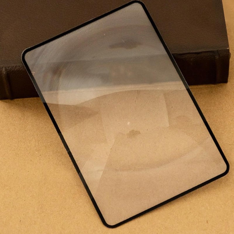 5 Full Page Magnifying Sheets PVC Ultra Thin Bookmark Magnifier For Reading Assistance With Large Viewing Area Lightweight Visual Aid For Seniors And Low Vision - Image 5