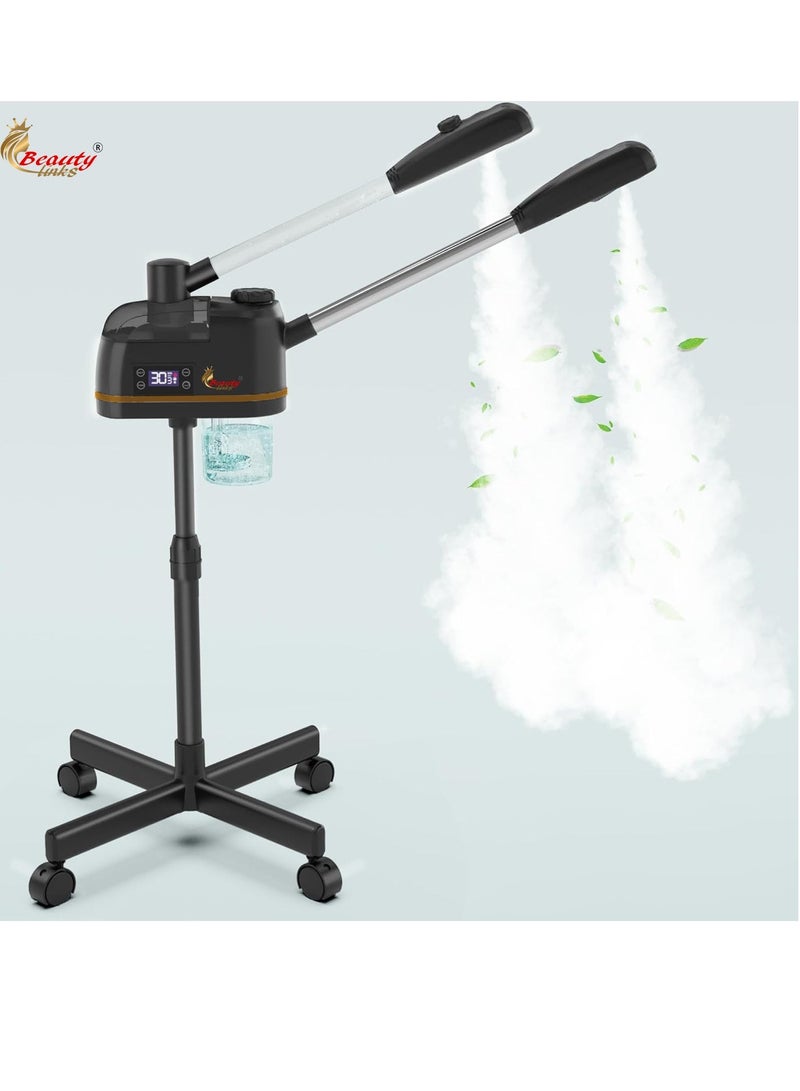 Beauty links 2in1 Digital Facial Steamer Hot and Cold Ionic Steam for Facial Skin Treatment Deep Cleansing and Hydration - Image 2