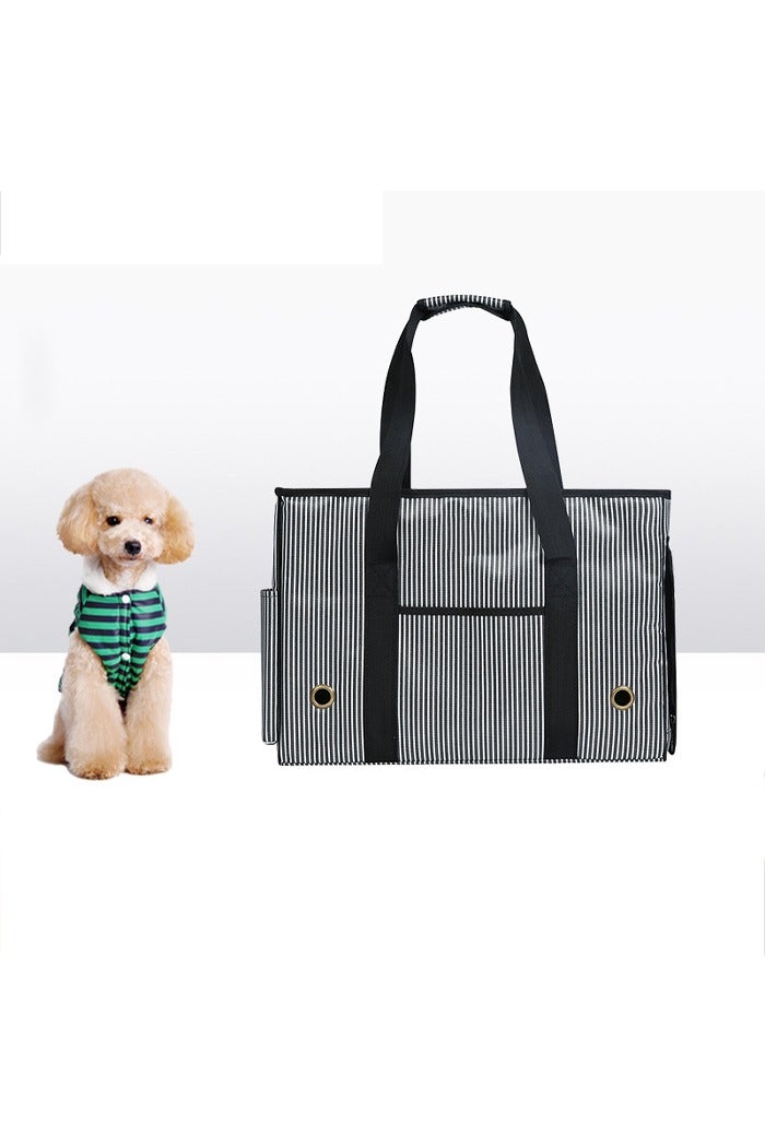 Generic PetsHome Dog Carrier Purse, Pet Carrier, Cat Carrier, Foldable Waterproof Premium Leather Pet Travel Portable Bag Carrier for Cat and Small Dog Home & Outdoor - Image 1