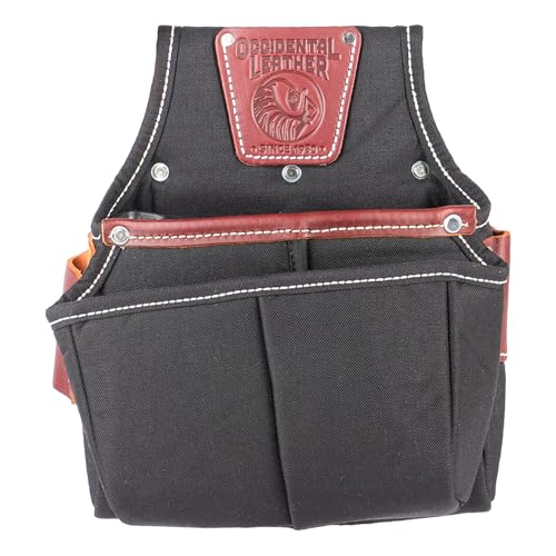 Occidental Leather OxyFinisher Fastener Bag - Left Hand - 11 Pockets & Tool Holders - Made in USA - Image 1