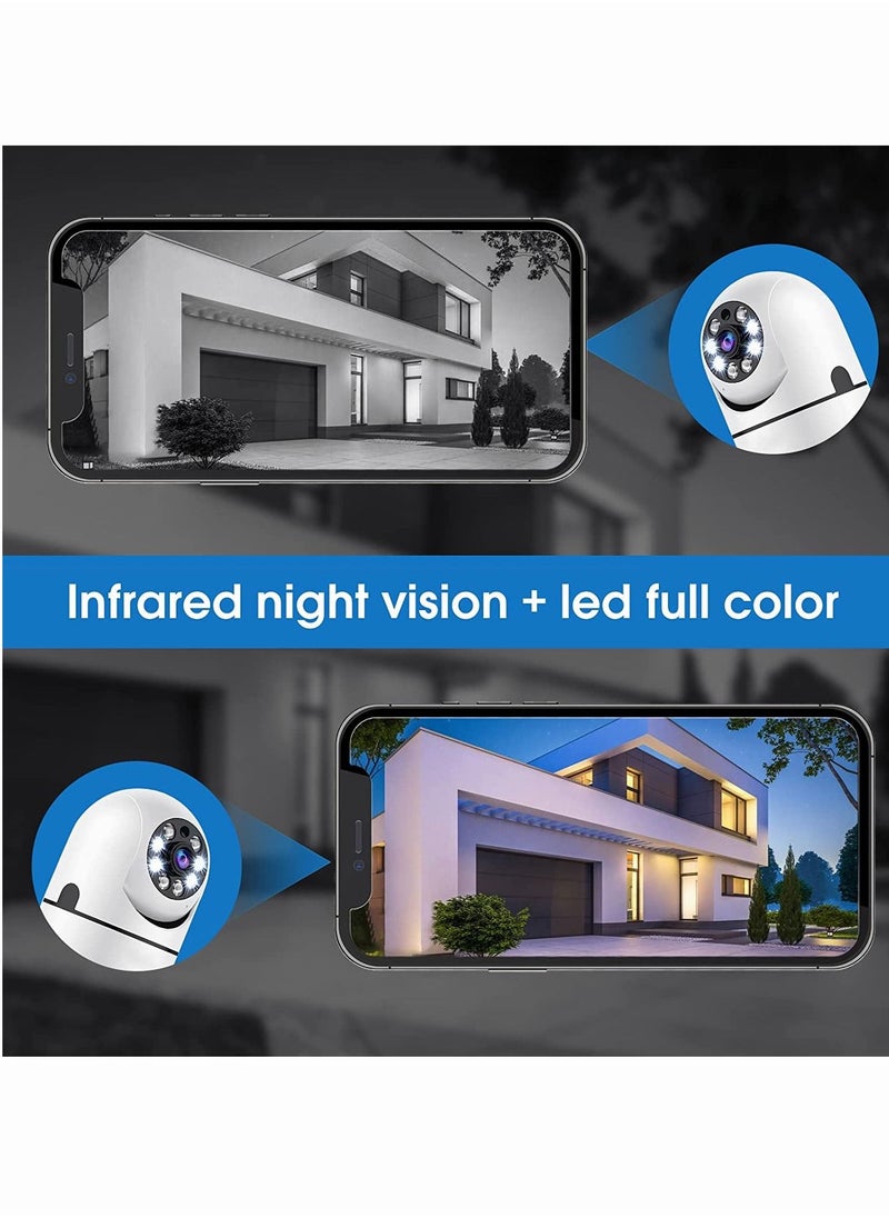 Generic - Wireless Light Bulb Camera 360° Panoramic Surveillance Camera - Image 1