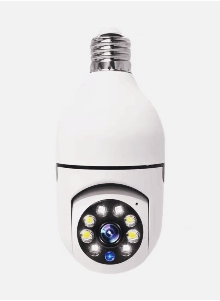 Generic - Wireless Light Bulb Camera 360° Panoramic Surveillance Camera - Image 1