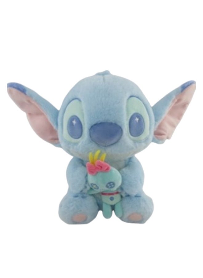 Miniso Planetary Pastel Collection 11in. Sitting Stitch with Little Company Plush Toy 