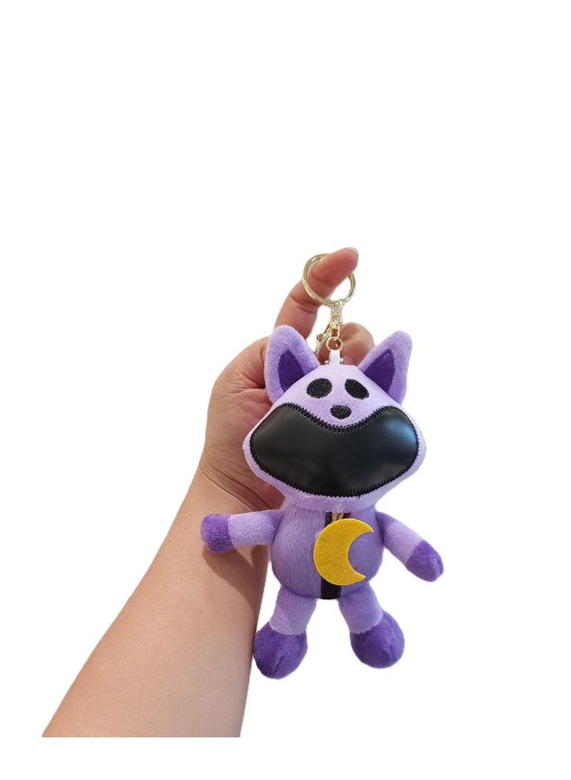XiuWoo سلسلة مفاتيح جديدة من SmilingCritters، الفصل 3، سلسلة مفاتيح Smiling Critters، سلسلة مفاتيح لطيفة من الرسوم المتحركة الكرتونية SmilingCritters، لعبة لمحبي الألعاب، هدية عيد ميلاد للأطفال، 4 قطع - Image 3
