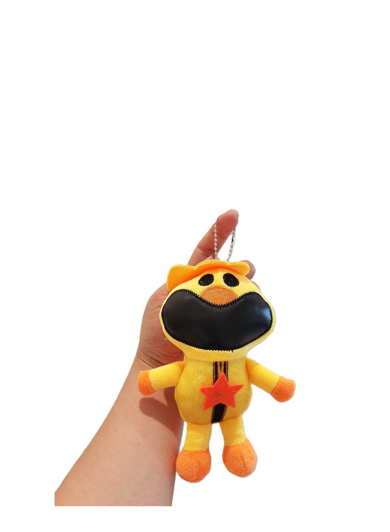 XiuWoo سلسلة مفاتيح جديدة من SmilingCritters، الفصل 3، سلسلة مفاتيح Smiling Critters، سلسلة مفاتيح لطيفة من الرسوم المتحركة الكرتونية SmilingCritters، لعبة لمحبي الألعاب، هدية عيد ميلاد للأطفال، 4 قطع - Image 4