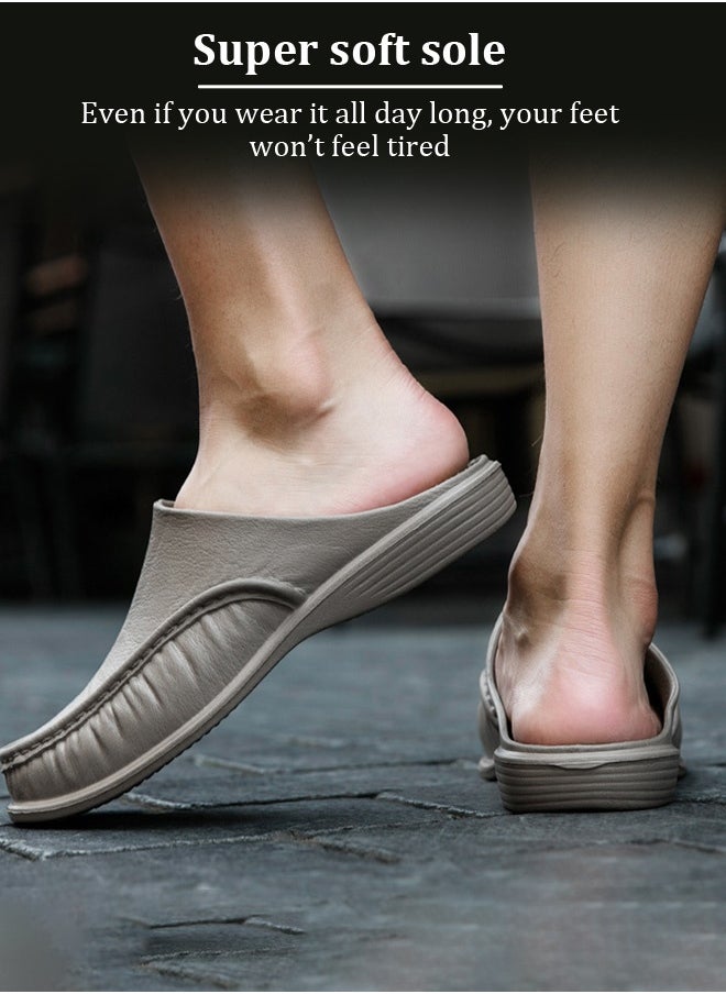 Generic Men's Indoor/Outdoor Soft-Sole Slippers for Summer  - Image 1