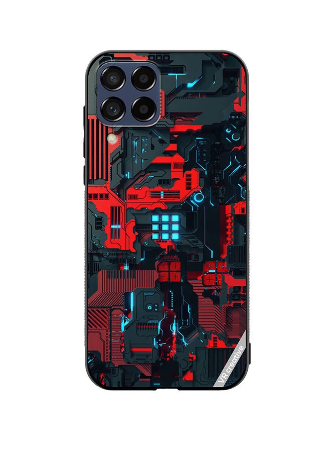 VR CREATIVE Protective Case Cover For Samsung Galaxy M53 Circuit Design Multicolour - Image 1