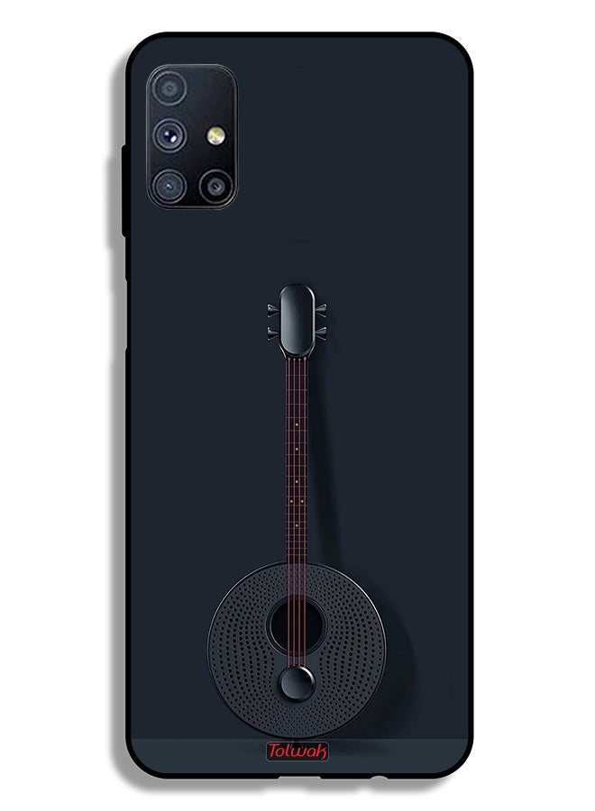 Tolwak Samsung Galaxy M51 Protective Case Cover Guitar - Image 2