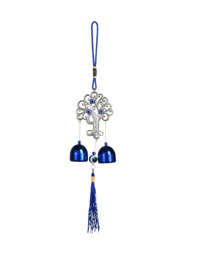 Wind chimes, blue eyes metal wind chimes hanging fringe pendants