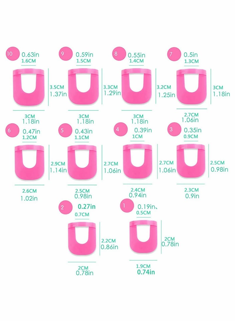 KASTWAVE Plastic Nail Protector Holder, Nail Polish Protectors for Fingers - Image 2