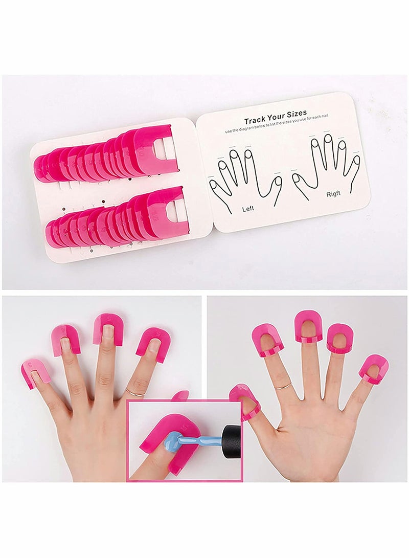 KASTWAVE Plastic Nail Protector Holder, Nail Polish Protectors for Fingers - Image 5