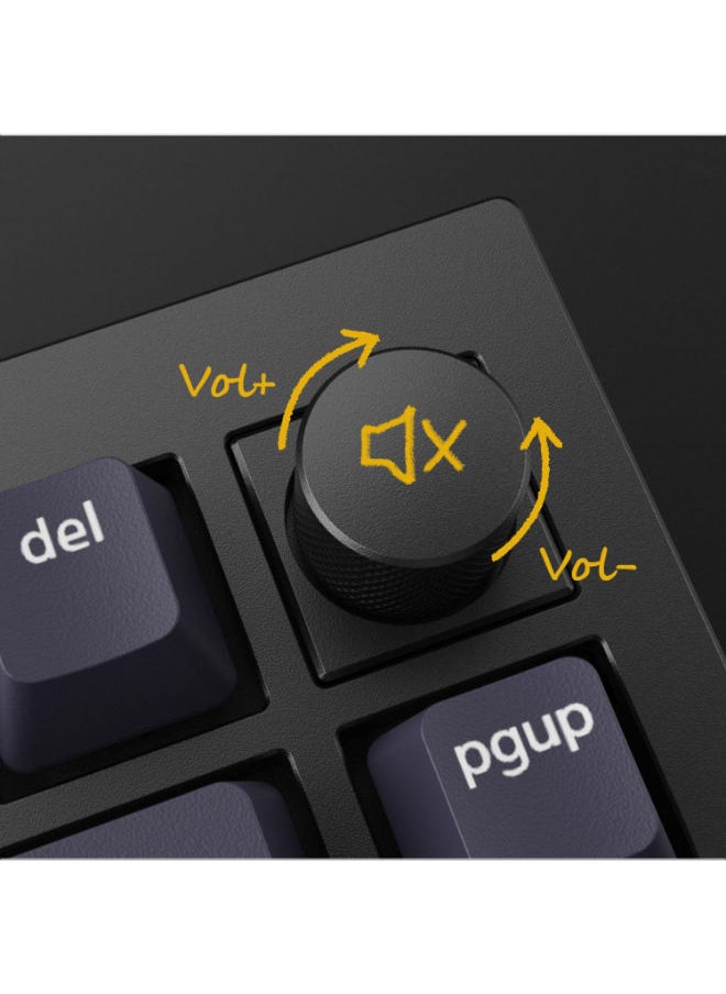 Keychron - Q1-M2 QMK Gateron G-PRO Switch لوحة مفاتيح ميكانيكية RGB ومقبض ومفتاح أزرق وقابل للتبديل السريع المخصص - Image 1