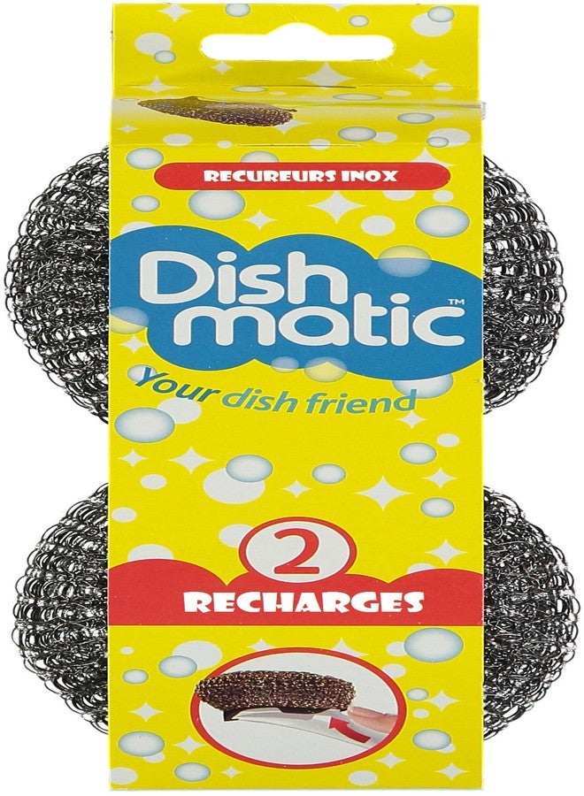 Dishmatic دشماستيك 2 إعادة تعبئة إسفنجة من الفولاذ المقاوم للصدأ - Image 1