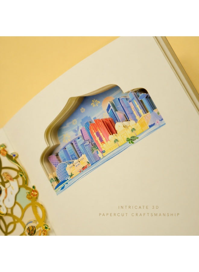 Abu Dhabi 3D Papercut Notebook (Day Edition) – UAE Souvenir Gift - Image 2