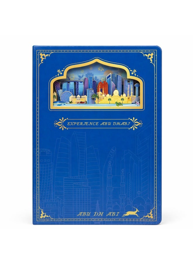 Abu Dhabi 3D Papercut Notebook (Day Edition) – UAE Souvenir Gift - Image 1